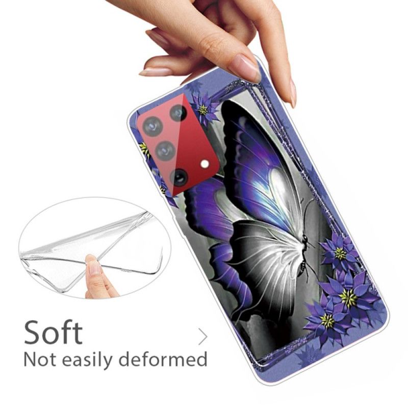 Case Kuoret Samsung Galaxy S21 Ultra 5G Puhelinkuoret Kuninkaallinen Perhonen