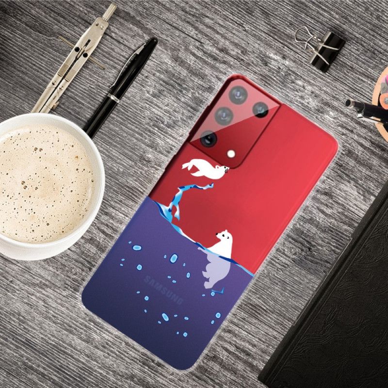 Case Kuoret Samsung Galaxy S21 Ultra 5G Puhelinkuoret Meripelit