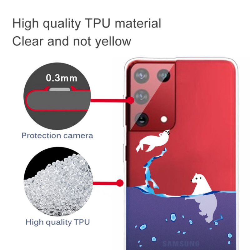 Case Kuoret Samsung Galaxy S21 Ultra 5G Puhelinkuoret Meripelit