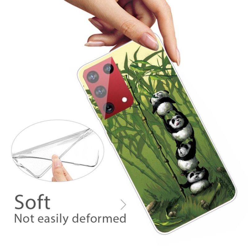 Case Kuoret Samsung Galaxy S21 Ultra 5G Syaani Vihreä Puhelinkuoret Kasa Pandoja