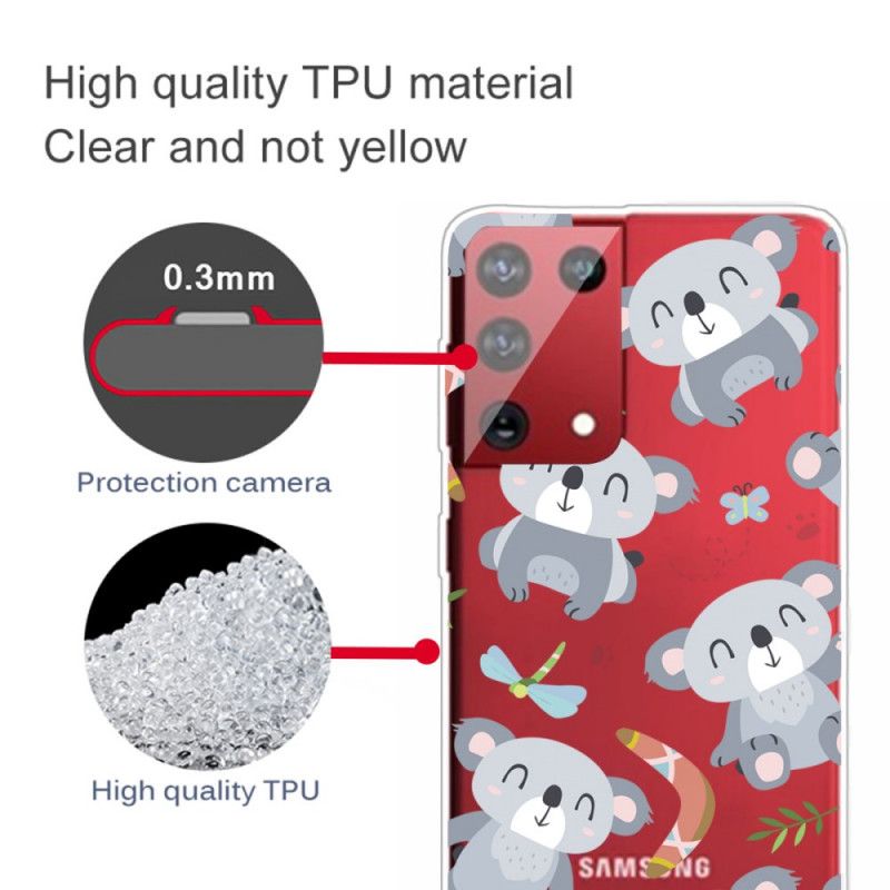 Kuori Samsung Galaxy S21 Ultra 5G Söpö Koala