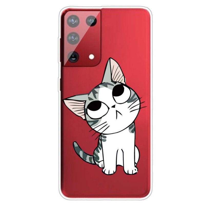 Kuori Samsung Galaxy S21 Ultra 5G Viehättävä Kissa