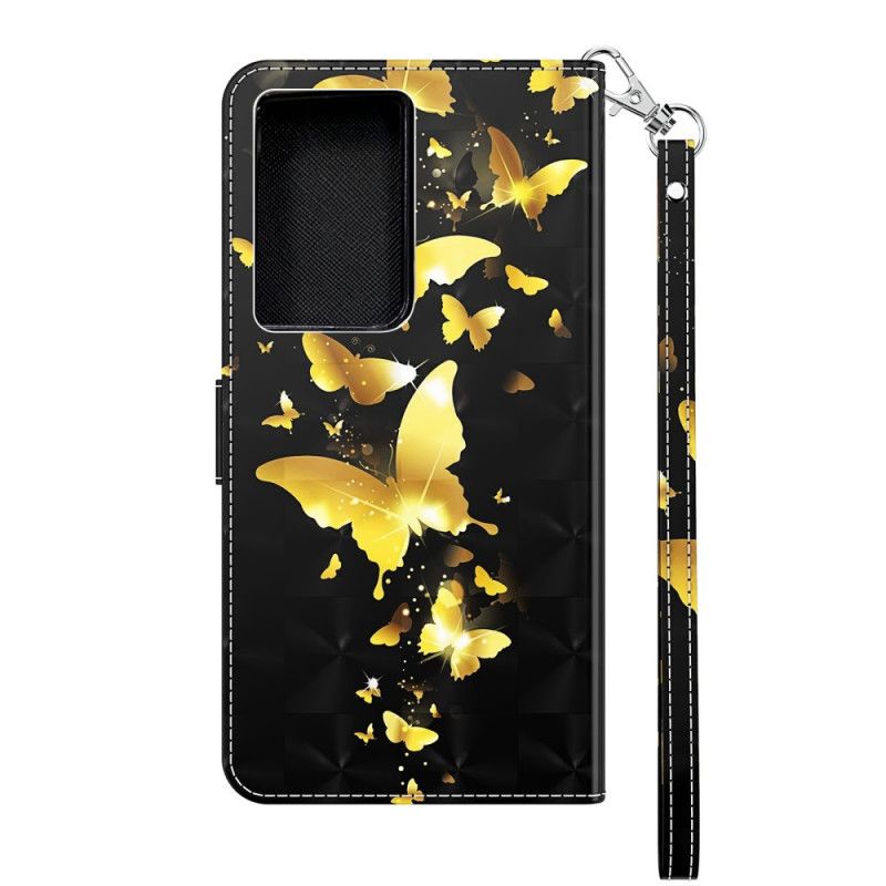 Suojakuori Samsung Galaxy S21 Ultra 5G Puhelinkuoret Keltaiset Perhoset