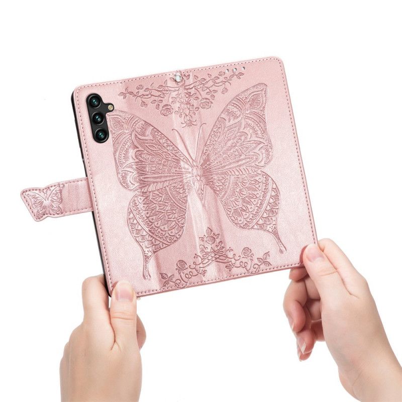 Flip Kotelot Samsung Galaxy A13 5g Half Butterflies Suojakuori