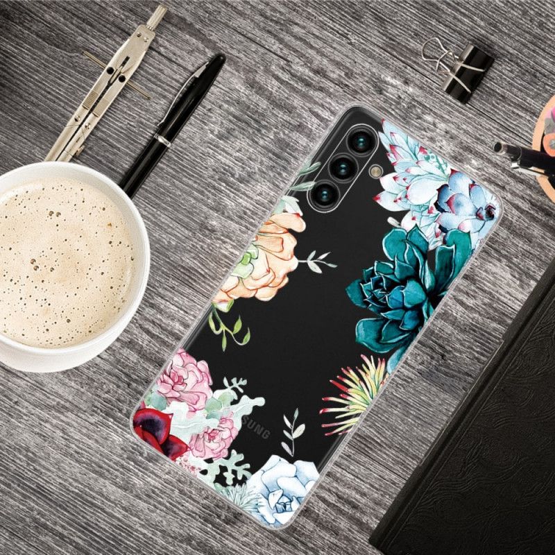 Kuori Case Samsung Galaxy A13 5g Puhelinkuoret Akvarellikukkia