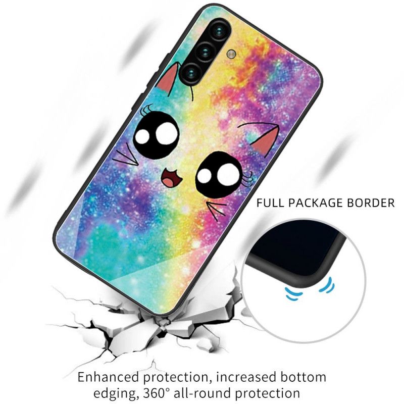 Kuori Samsung Galaxy A13 5g Tempered Glass Cat Suojakuori