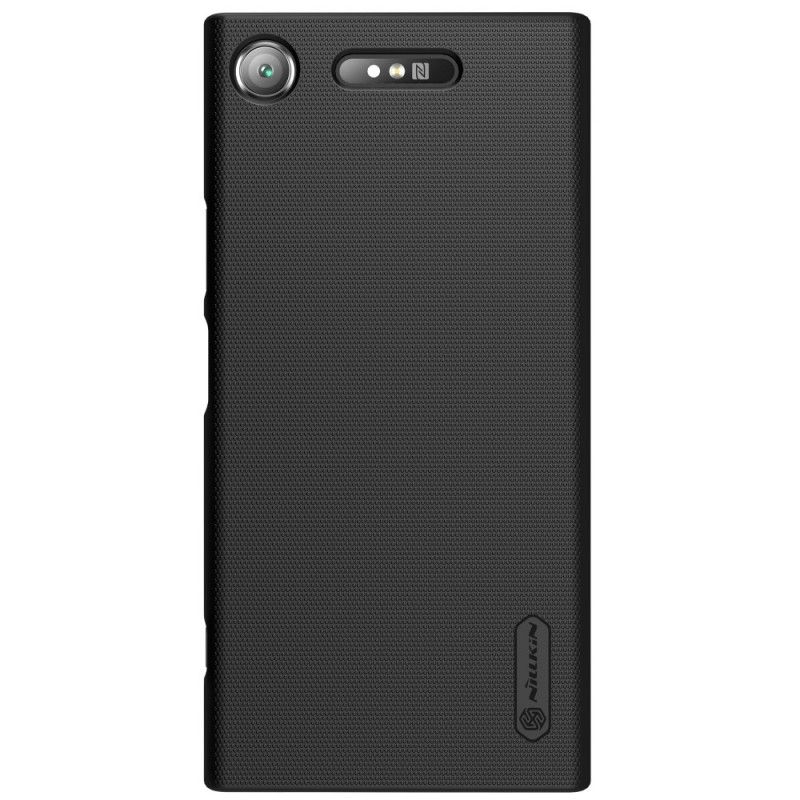 Case Kuoret Sony Xperia XZ1 Musta Puhelinkuoret Jäykkä Himmeä Nillkin
