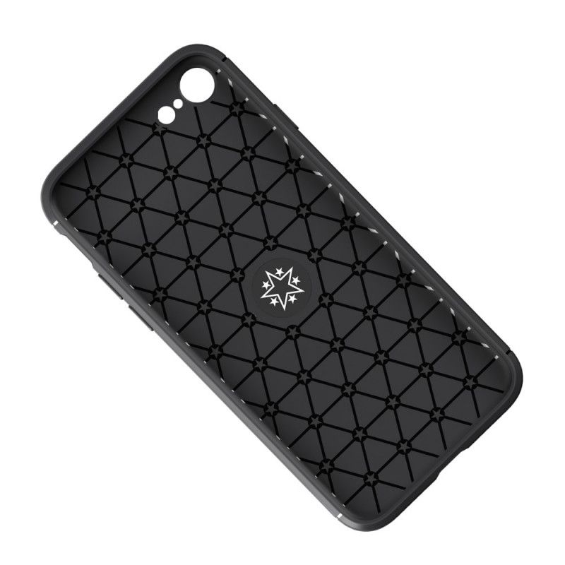 Case Kuoret iPhone 6 / 6S Punainen Musta Puhelinkuoret Magneettinen Pyörivä Rengas
