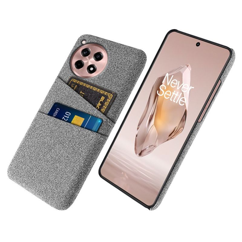 Kuori Oneplus 12r Kangas Korttitelineellä Suojakuori