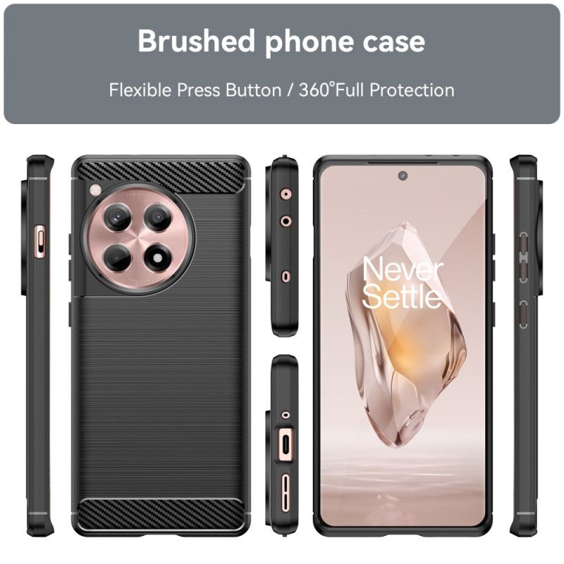 Puhelinkuoret Oneplus 12r Harjattu Hiilikuitu