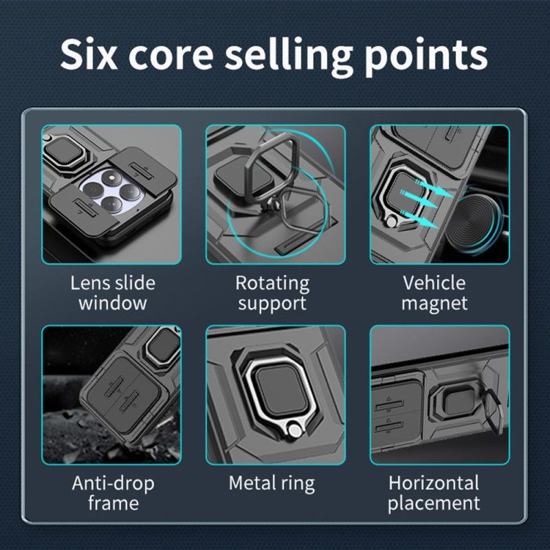 Case Xiaomi Redmi Note 15 Pro 5g Puhelinkuoret Kestävä Rengas Linssinsuojuksella