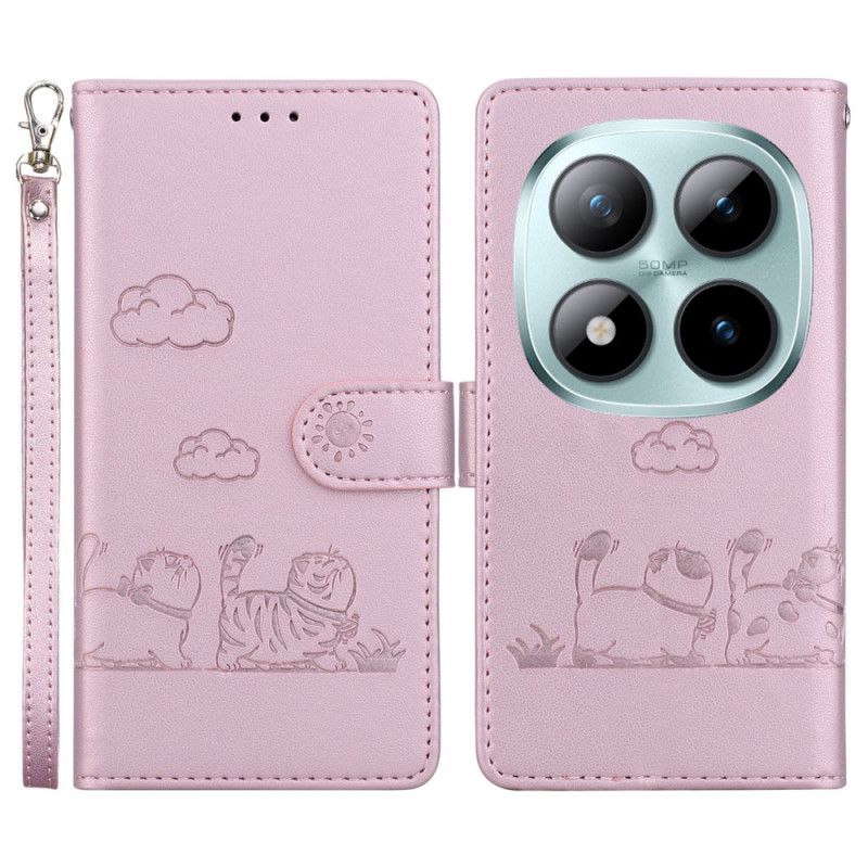 Kotelot Xiaomi Redmi Note 15 Pro 5g Kissa-aiheinen Kuvio Suojakuori