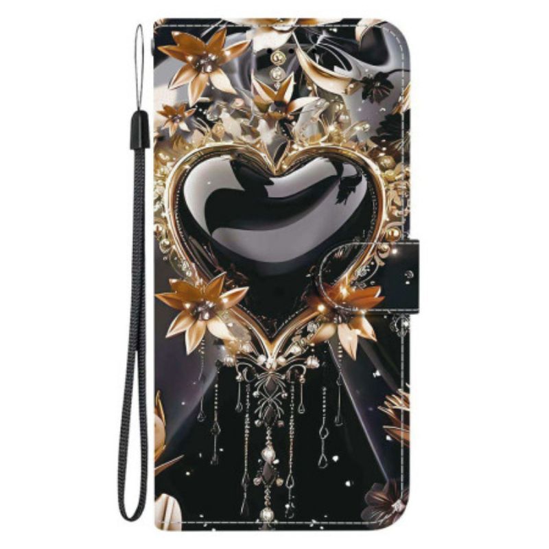 Kotelot Xiaomi Redmi Note 15 Pro 5g Musta Ja Kultainen Sydän