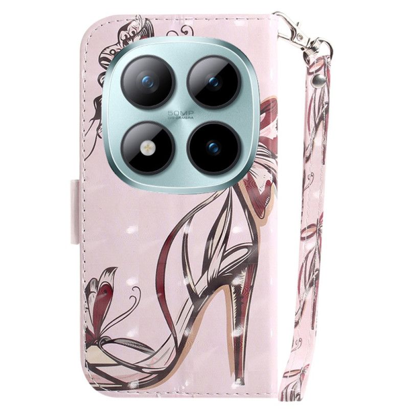 Kotelot Xiaomi Redmi Note 15 Pro 5g Puhelinkuoret Hihnoilla Koristellut Korkokengät