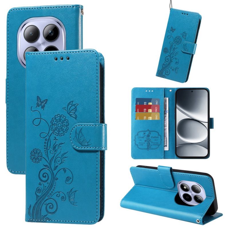 Kotelot Xiaomi Redmi Note 15 Pro 5g Puhelinkuoret Perhosia Ja Kukkia