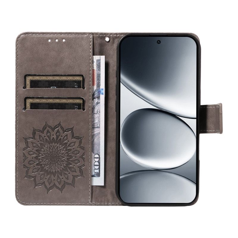 Nahkakotelo Xiaomi Redmi Note 15 Pro 5g Auringonkukkakuvio