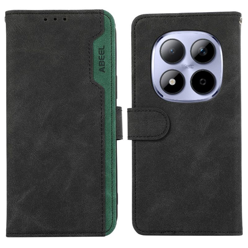 Nahkakotelo Xiaomi Redmi Note 15 Pro 5g Kaksivärinen Abeel