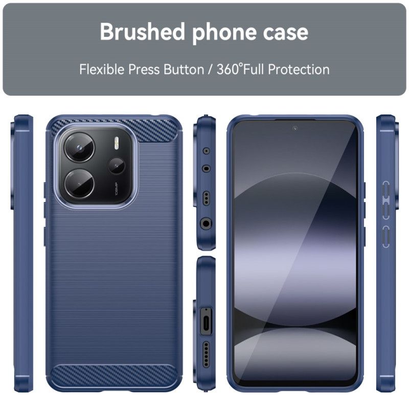 Case Xiaomi Redmi Note 14 4g Puhelinkuoret Harjattu Hiilikuitu