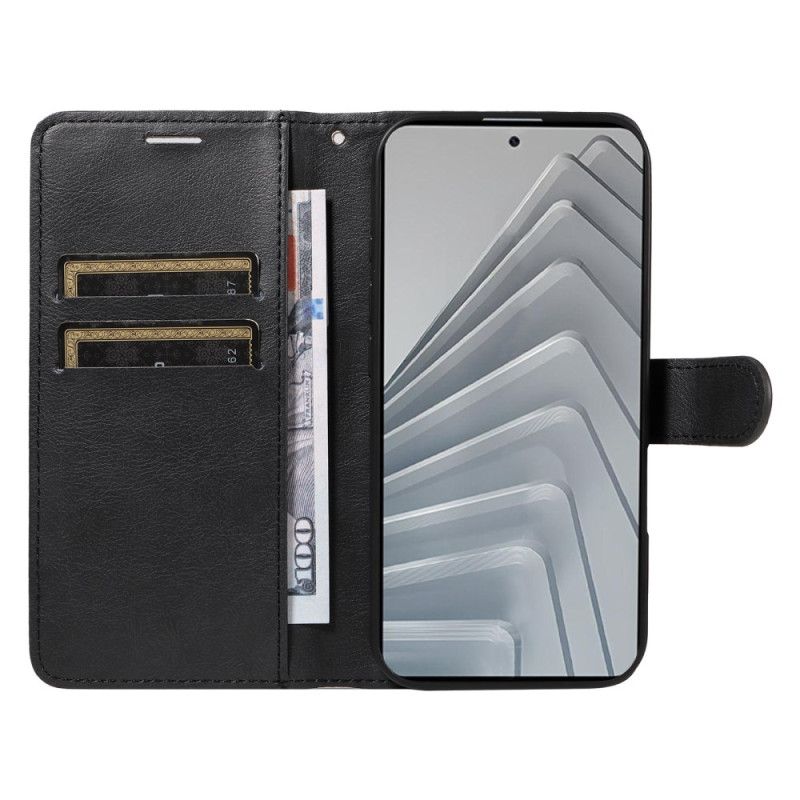 Kotelot Xiaomi Redmi Note 14 4g Yksinkertaista Keinonahkaa Hihnalla