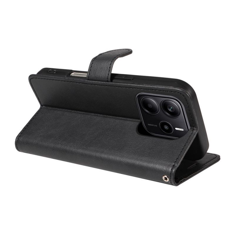 Kotelot Xiaomi Redmi Note 14 4g Yksinkertaista Keinonahkaa Hihnalla