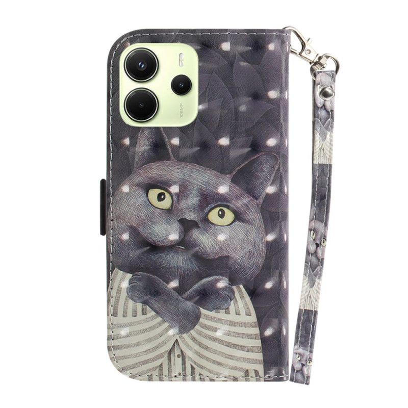 Kuoret Xiaomi Redmi Note 14 4g Harmaa Kissa Hihnalla