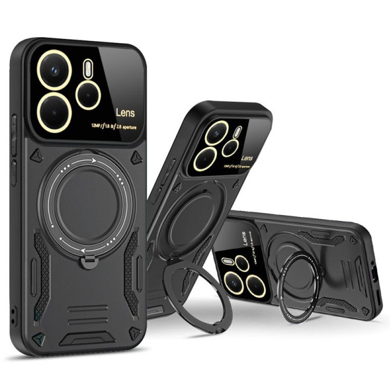 Kuori Xiaomi Redmi Note 14 4g Magneettisesti Pyörivä Jalusta Suojakuori