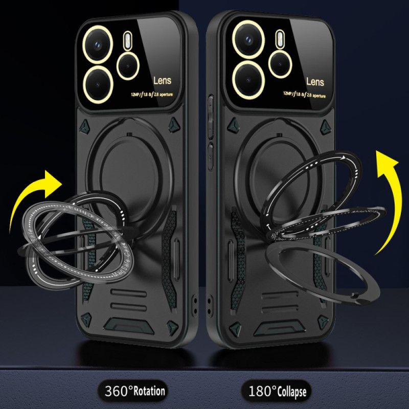 Kuori Xiaomi Redmi Note 14 4g Magneettisesti Pyörivä Jalusta Suojakuori