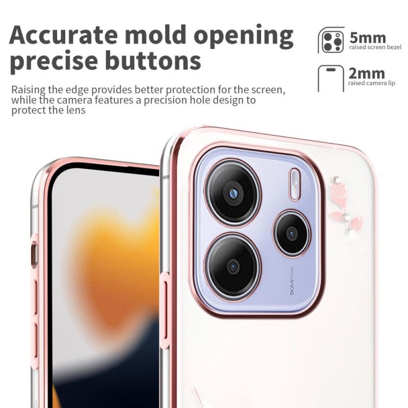 Kuori Xiaomi Redmi Note 14 4g Strasseja Ja Kukkia