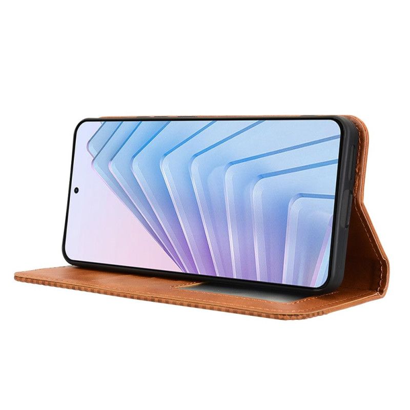 Nahkakotelo Xiaomi Redmi Note 14 4g Puhelinkuoret Vintage-reunus