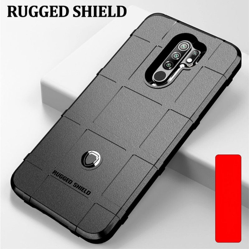 Kuori Xiaomi Redmi 9 Harmaa Musta Kestävä Kilpi