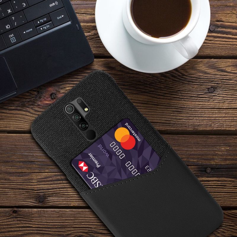 Kuori Xiaomi Redmi 9 Harmaa Musta Ksq-Kortin Haltija