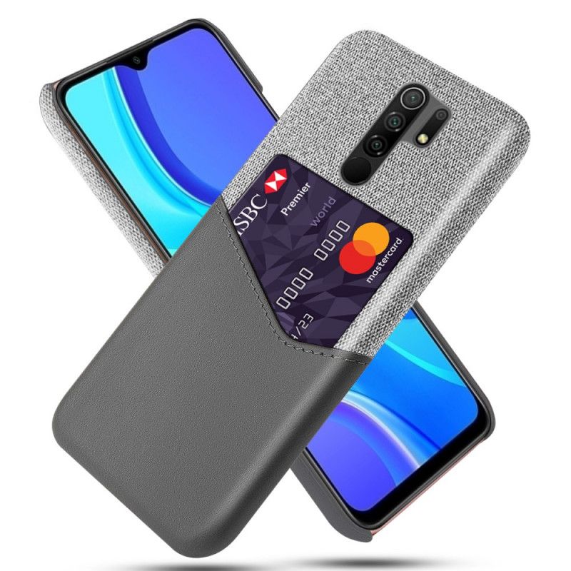 Kuori Xiaomi Redmi 9 Harmaa Musta Ksq-Kortin Haltija