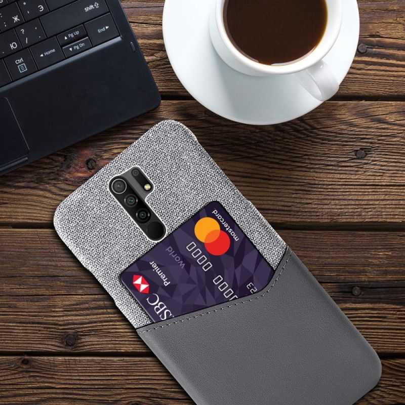 Kuori Xiaomi Redmi 9 Harmaa Musta Ksq-Kortin Haltija