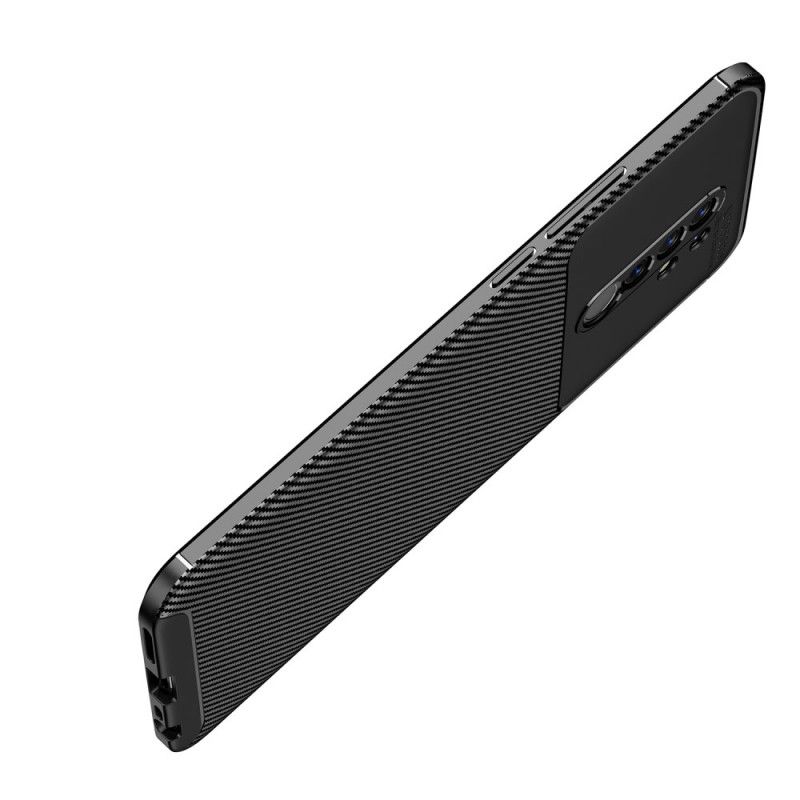 Kuori Xiaomi Redmi 9 Tummansininen Musta Taipuisa Hiilikuitu Suojakuori