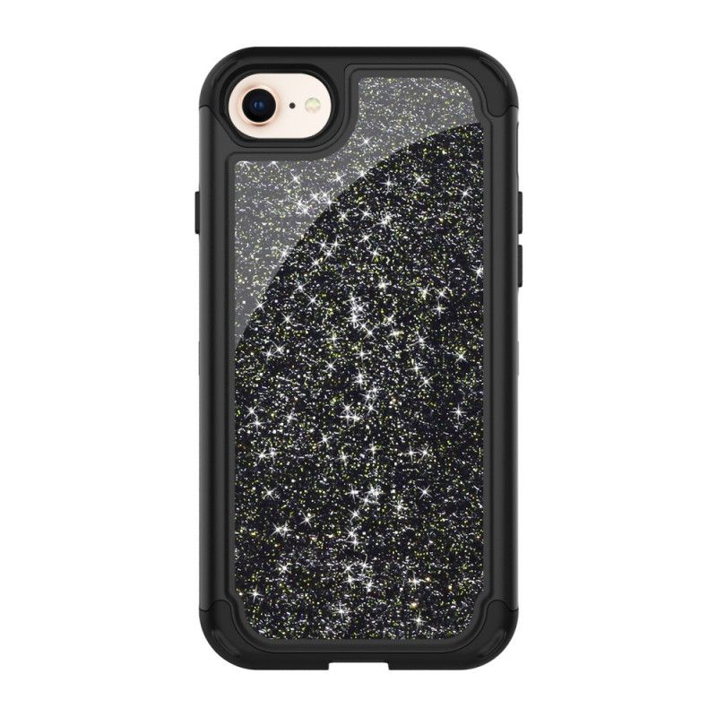 Case Kuoret iPhone 7 / 8 / SE 2 Violetti Musta Puhelinkuoret Irrotettava Superkimalle