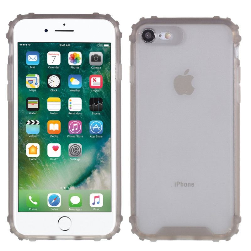 Kuori iPhone 7 / 8 / SE 2 Harmaa Silikonivahvistetut Kulmat