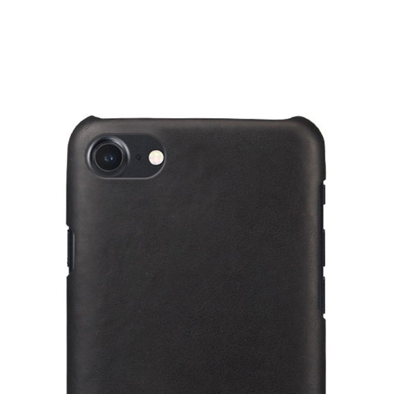 Kuori iPhone 7 / 8 / SE 2 Oranssi Musta Ksq-Nahkaefekti Suojakuori
