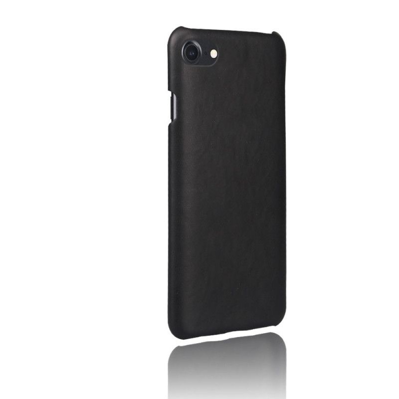 Kuori iPhone 7 / 8 / SE 2 Oranssi Musta Ksq-Nahkaefekti Suojakuori