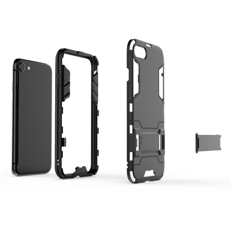 Kuori iPhone 7 / 8 / SE 2 Punainen Musta Erittäin Kestävä
