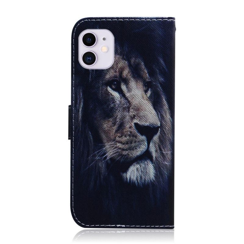 Kotelot iPhone 12 Mini Unelmoiva Leijona Suojakuori