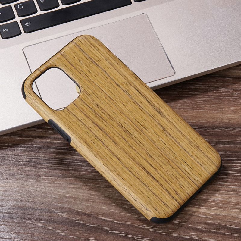 Kuori iPhone 12 Mini Harmaa Valkoinen Puustyyli Suojakuori
