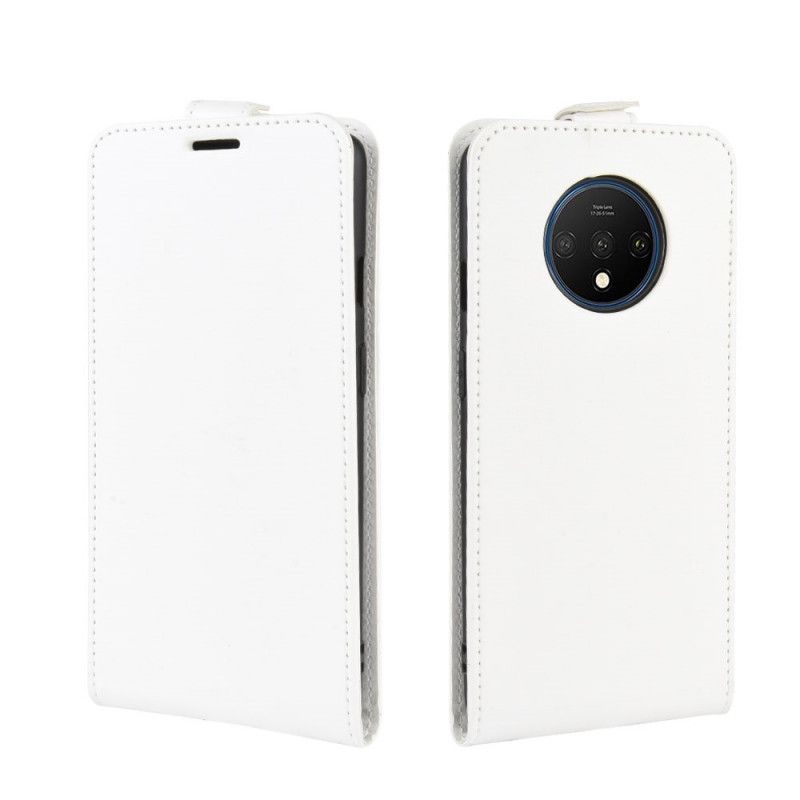 Flip Case OnePlus 7T Valkoinen Musta Taitettava