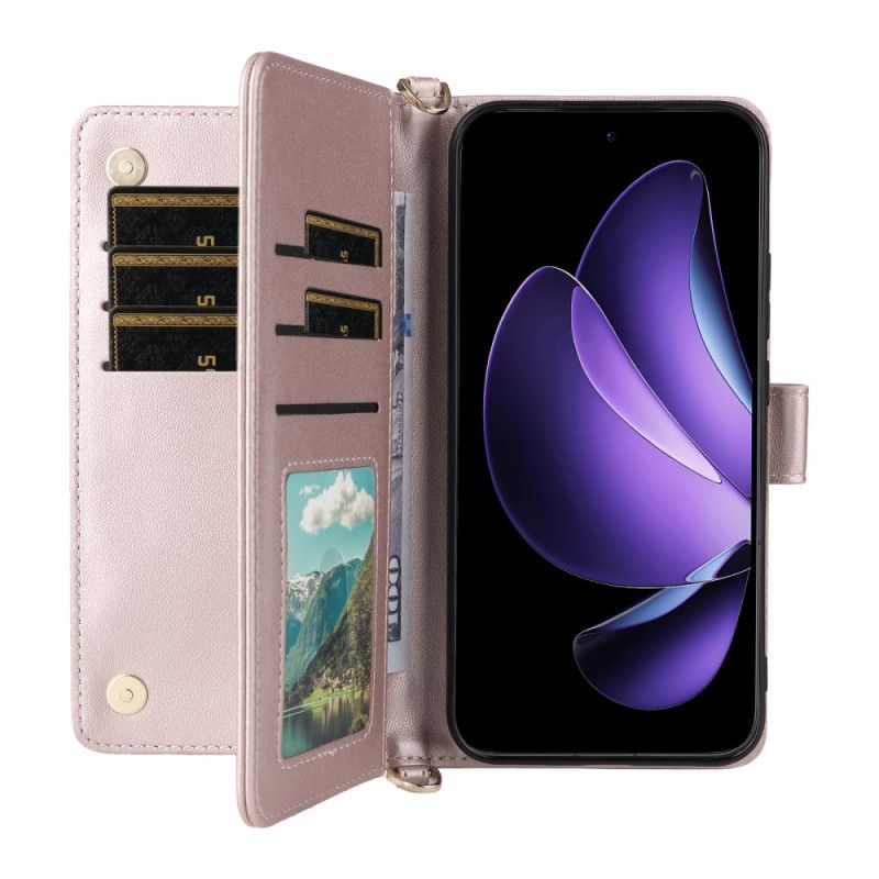 Kotelot Oppo Reno 13 5g Retrotyylinen Kello Hihnalla Ja Olkahihnalla