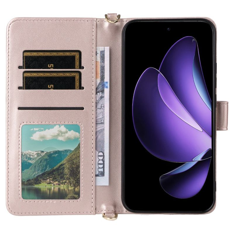 Kotelot Oppo Reno 13 5g Retrotyylinen Kello Hihnalla Ja Olkahihnalla