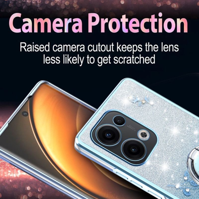 Kuori Oppo Reno 13 5g Strassikoristeinen Rengaskiinnike