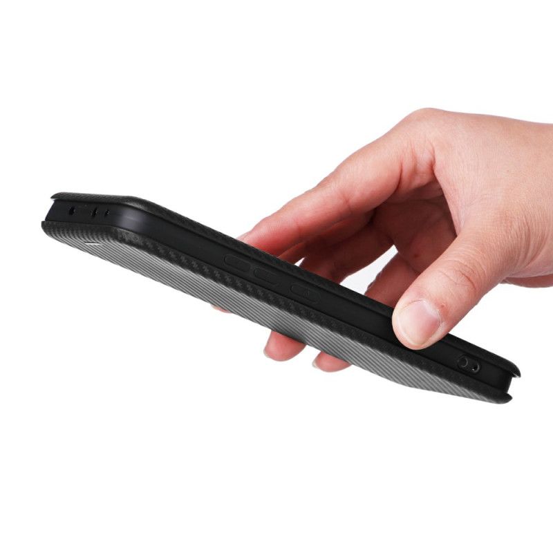 Nahkakotelo Oppo Reno 13 5g Hiilikuitu