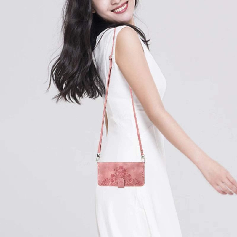 Nahkakotelo Oppo Reno 13 5g Mandalakuvioinen Lompakko