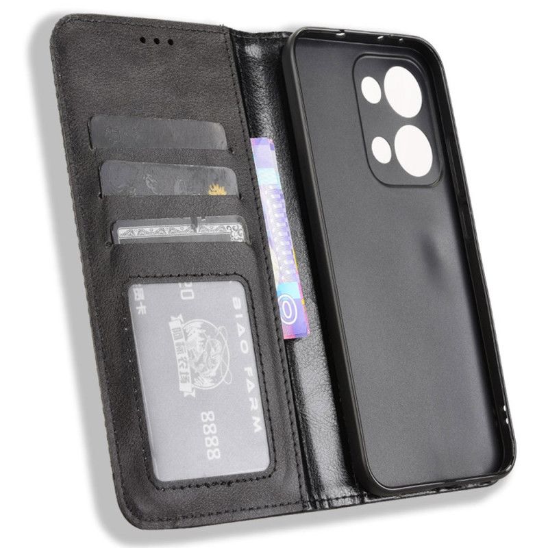 Nahkakotelo Oppo Reno 13 5g Puhelinkuoret Vintage-friisi