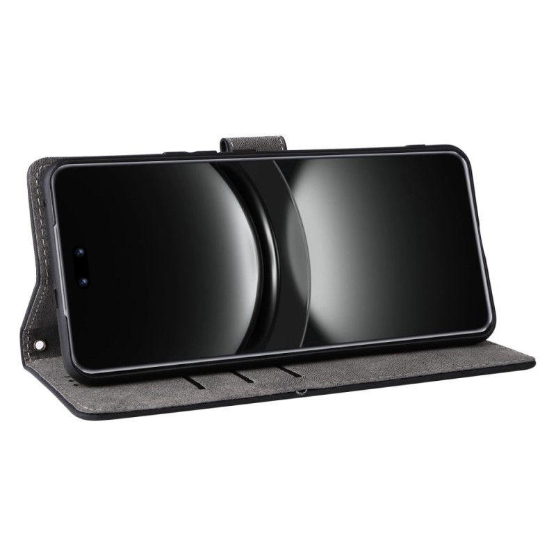 Kuoret Huawei Nova 13 Rfid-mokkanahkakuvioinen Lompakko