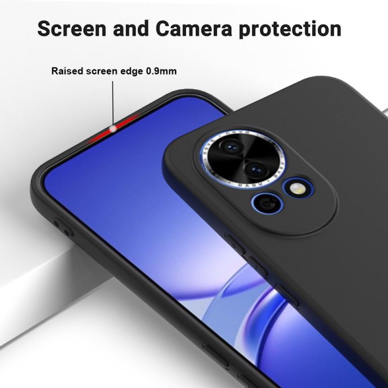 Kuori Huawei Nova 13 Nestemäisestä Silikonista Valmistettu Kaulanauha